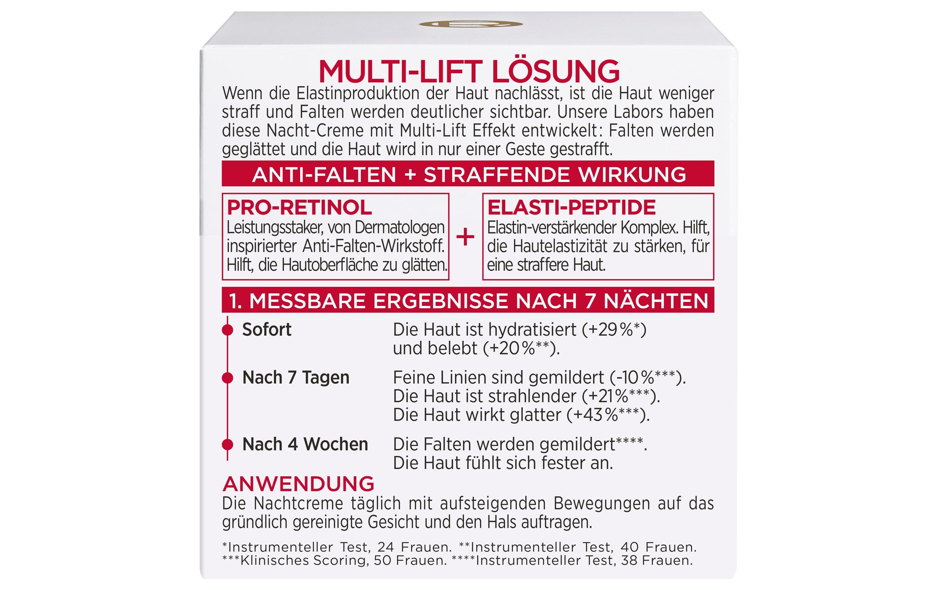 Nachtcrème Revitalift Classic 50 mlNachtpflege mit Pro-Elastin und Aprikosenkernöl