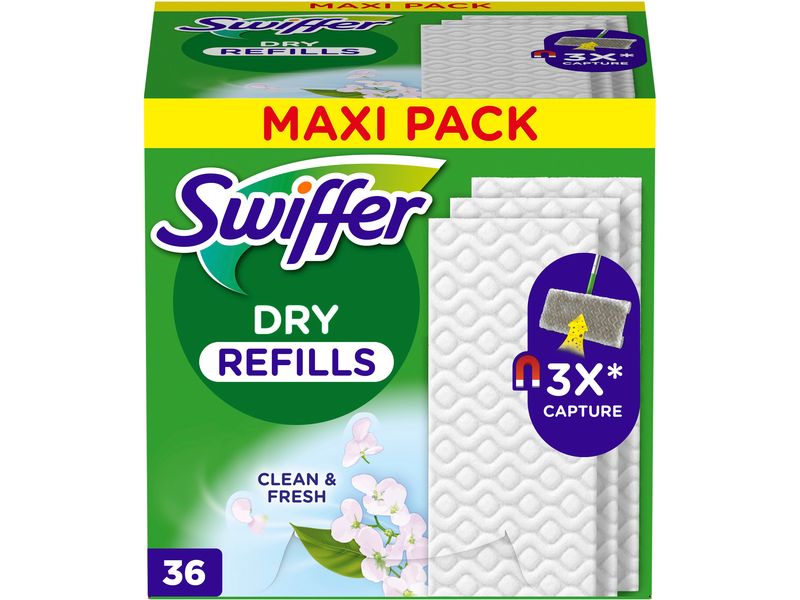Swiffer Wischtuch Dry 36 Stück Trocken Bodenwischer mit Duft
