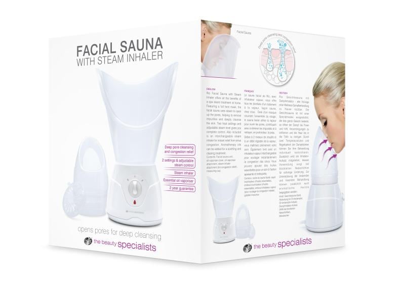 Rio Gesichtssauna Facial Steamer Dampfinhalator und Sauna für das Gesicht