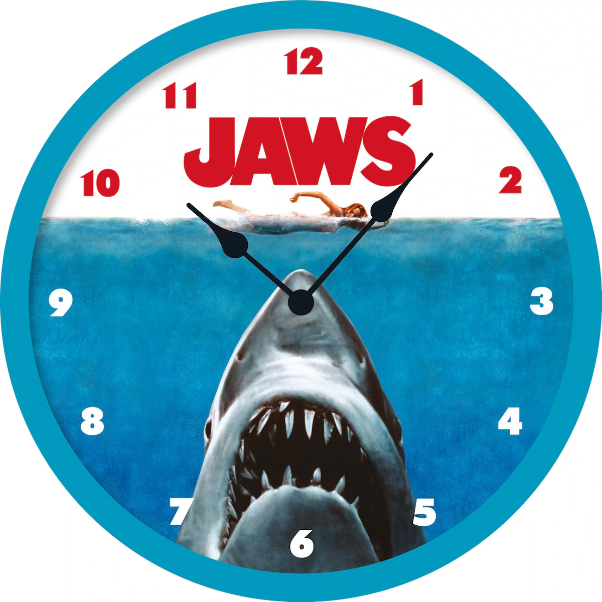 Pyramid International Jaws veggklokke (Rising)