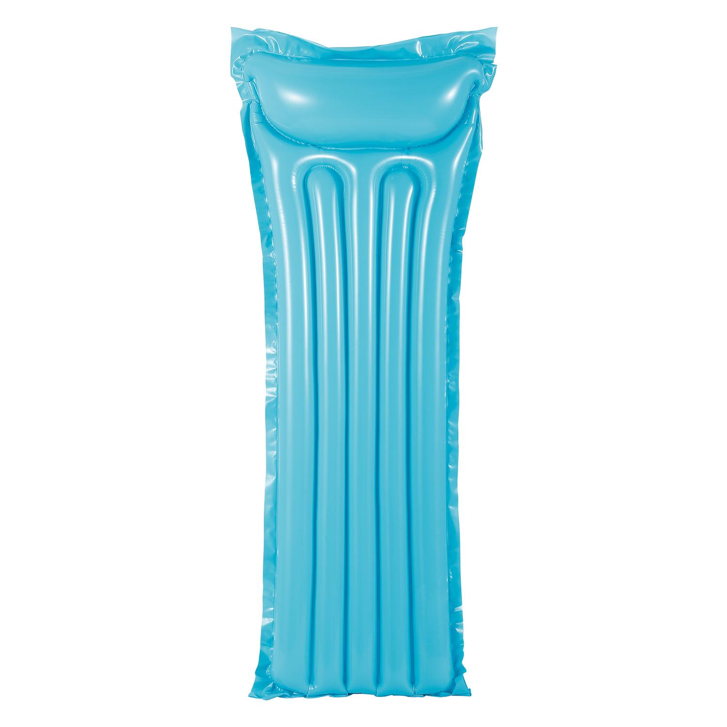 MATELAS GONFLABLE BLEU 1.83MX69CM