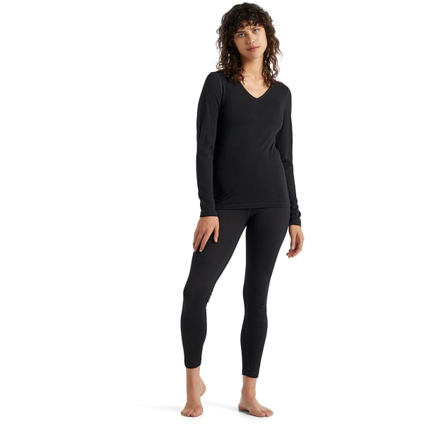 T-shirt thermique ICEBREAKER W 200 OASIS LS V BLACK