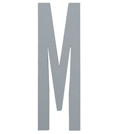 Design Letters Holz Buchstaben - M - Grau