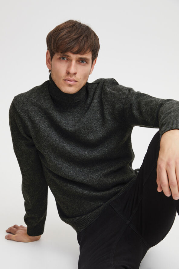 Casual Friday CFKARL roll neck bounty knit Pewter mix
