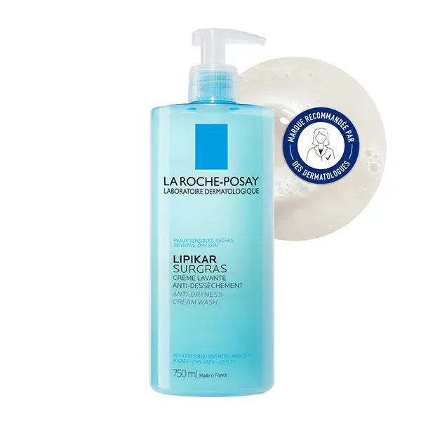 Creme de Limpeza Anti-Ressecamento La Roche-Posay Lipikar Surgras 750ml
