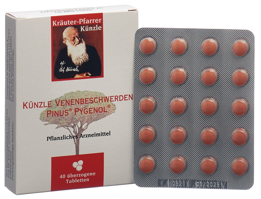 PINUS PYGENOL Venenbeschwerden Filmtabl Blist 40 Stk