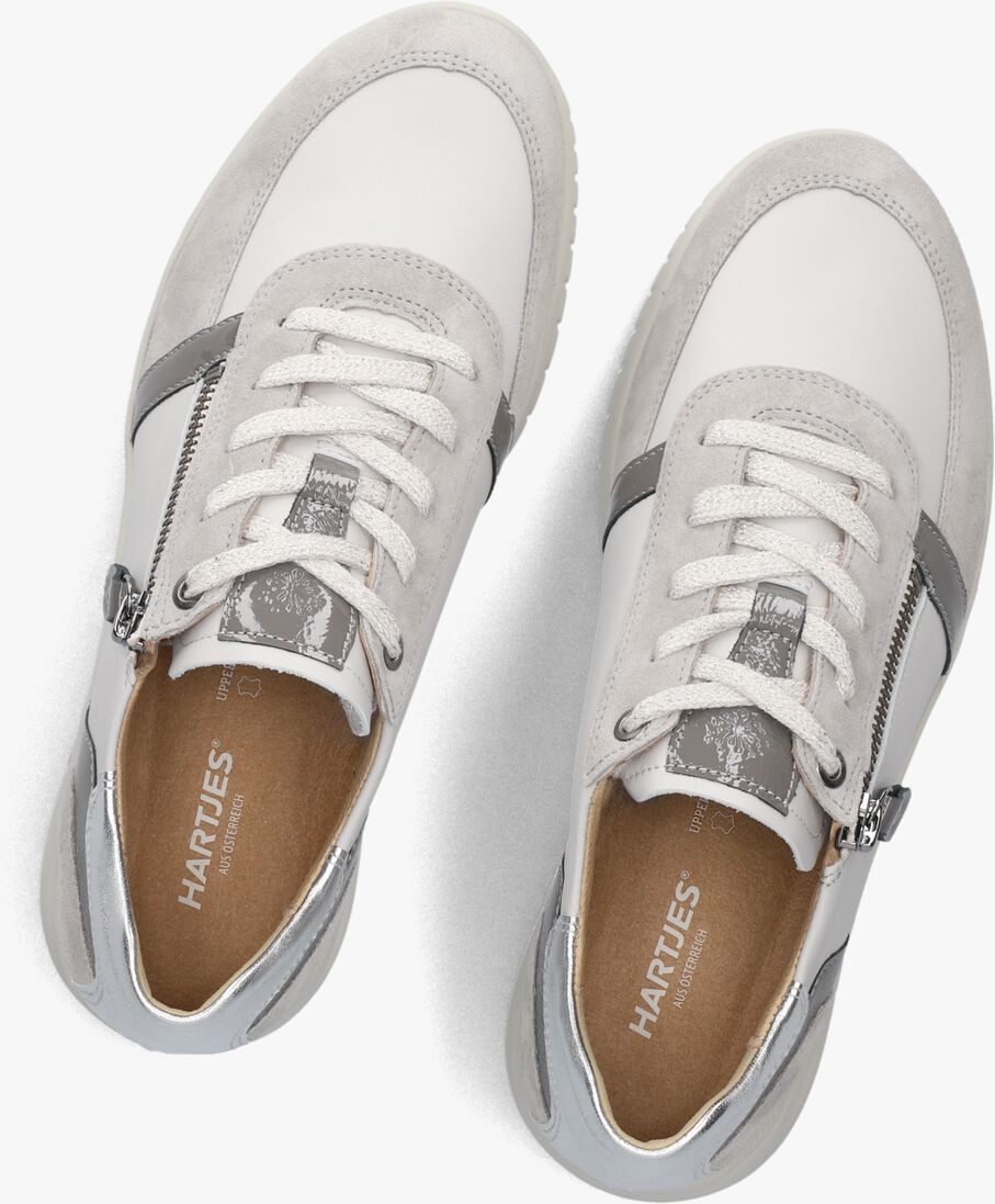 grijze hartjes lage sneakers wave