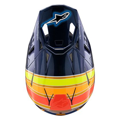 Casque cross Alpinestars SUPERTECH S-M10 - TLD EDITION 25 2025 - Bleu / Orange
