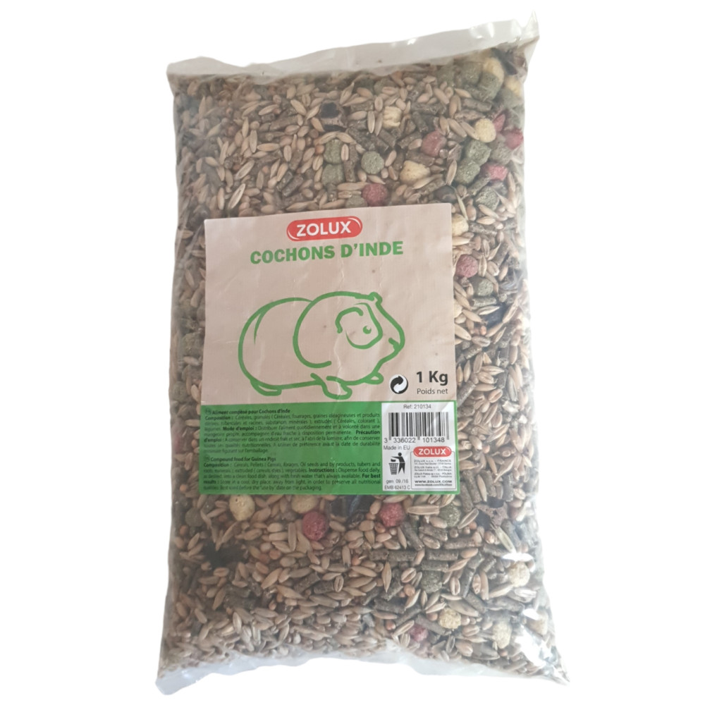 Aliment composé 1 kg pour cochons d'inde