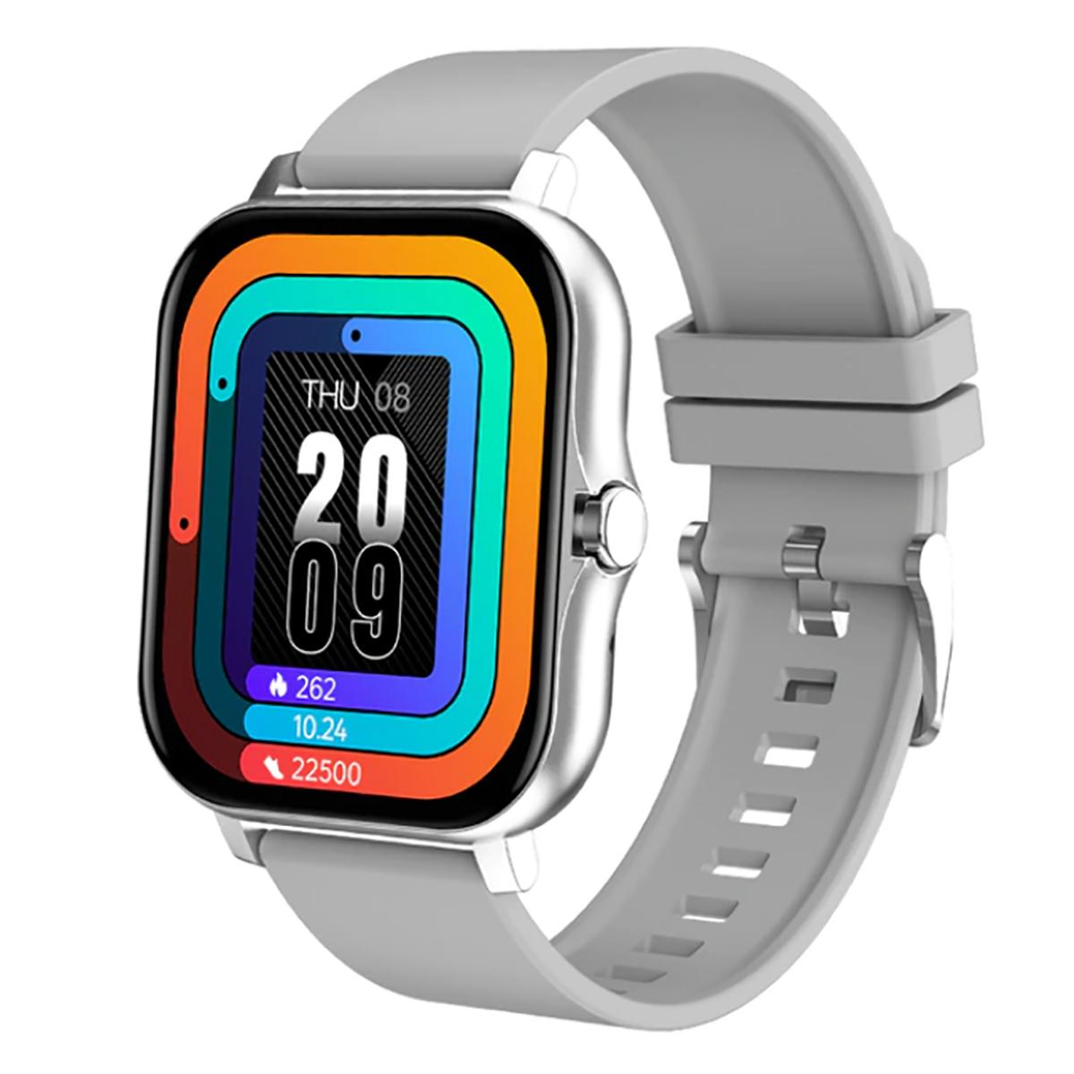 TPFNet Smart Watch / Fitness Tracker IP67 - Silikon Armband - Android & IOS - Gold