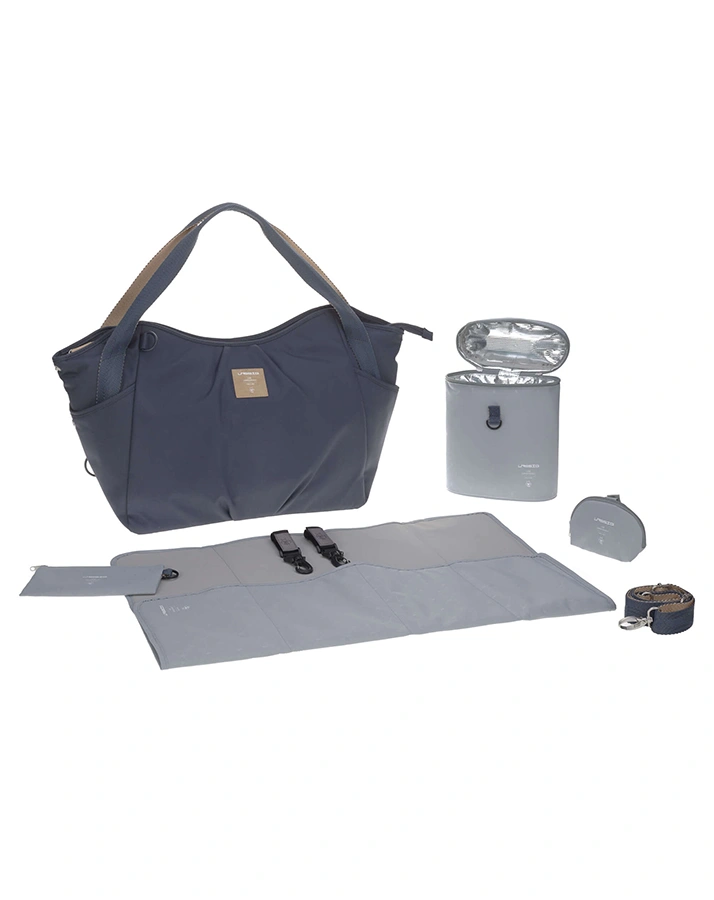 Wickeltasche CASUAL – TWIN BAG (41x18x32) in navy