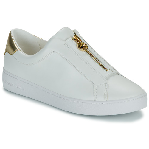 MICHAEL Michael Kors - KEATON ZIP SLIP ON Blanco / Oro