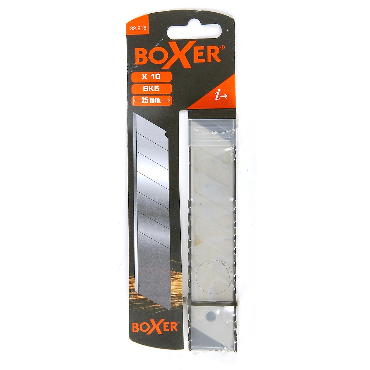 Knivblad 25 mm x 10 st. – SK5-stål