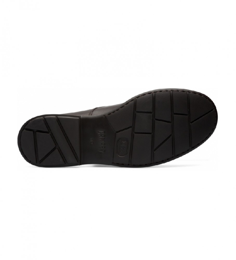 Sapatos de couro marrom Camper Neuman
