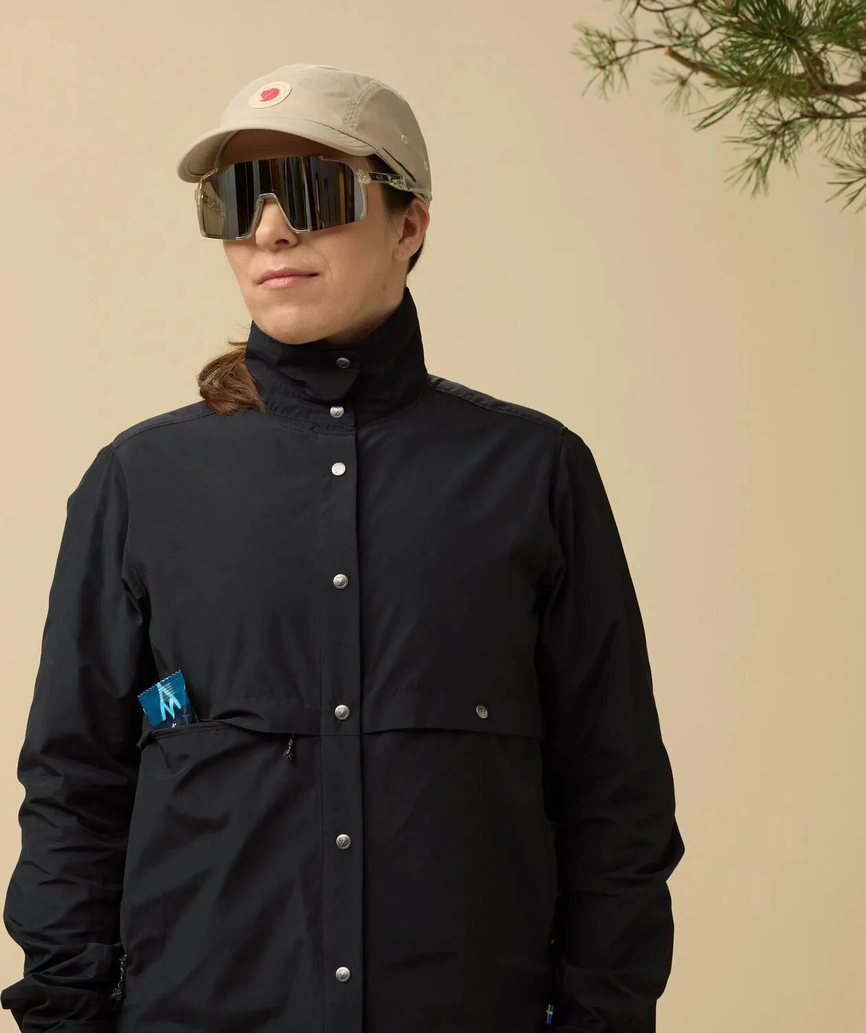 Fjällräven Hoja Rider'S Wind Jacket W Black