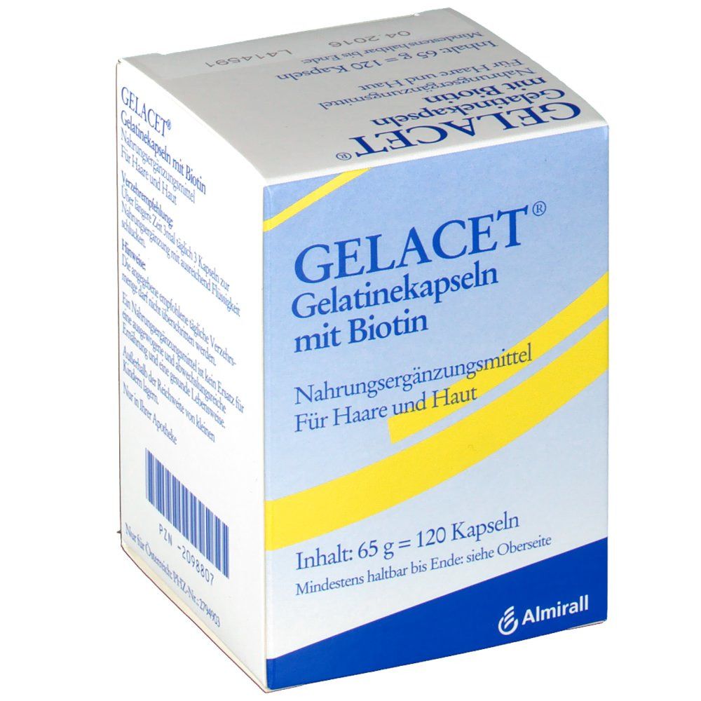 Gelacet® Gelatinekapseln mit Biotin
