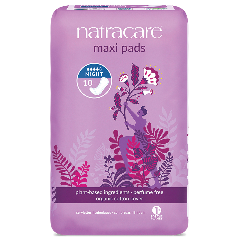 Natracare Maandverband nacht (10 stuks)