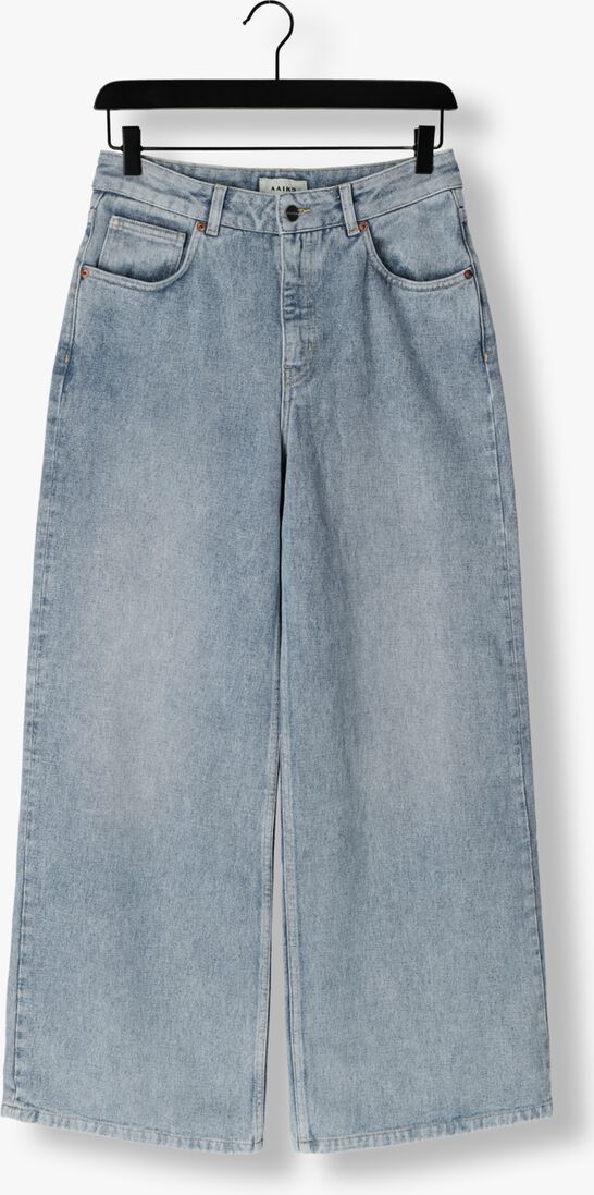blauwe aaiko wide jeans charly denim blue co 687