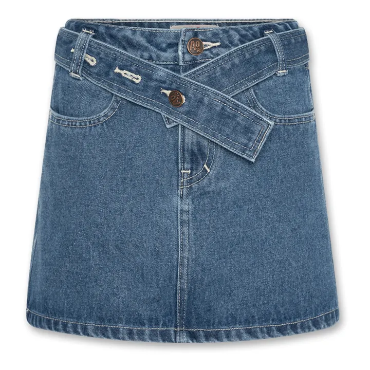 AO76 Jupe Birdie Star Denim | Denim