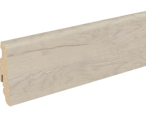 SKANDOR plint FU60L Chateau Wit 19x58x2400 mm