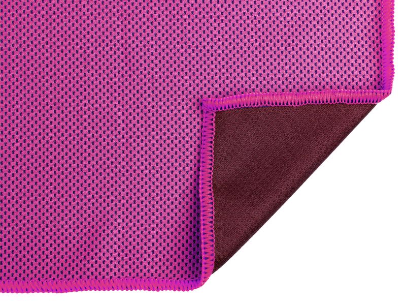 KOOR Kühltuch Raspberry, 30 x 100 cm Kühlendes Handtuch für den Sommer und sportliche Aktivitäten
