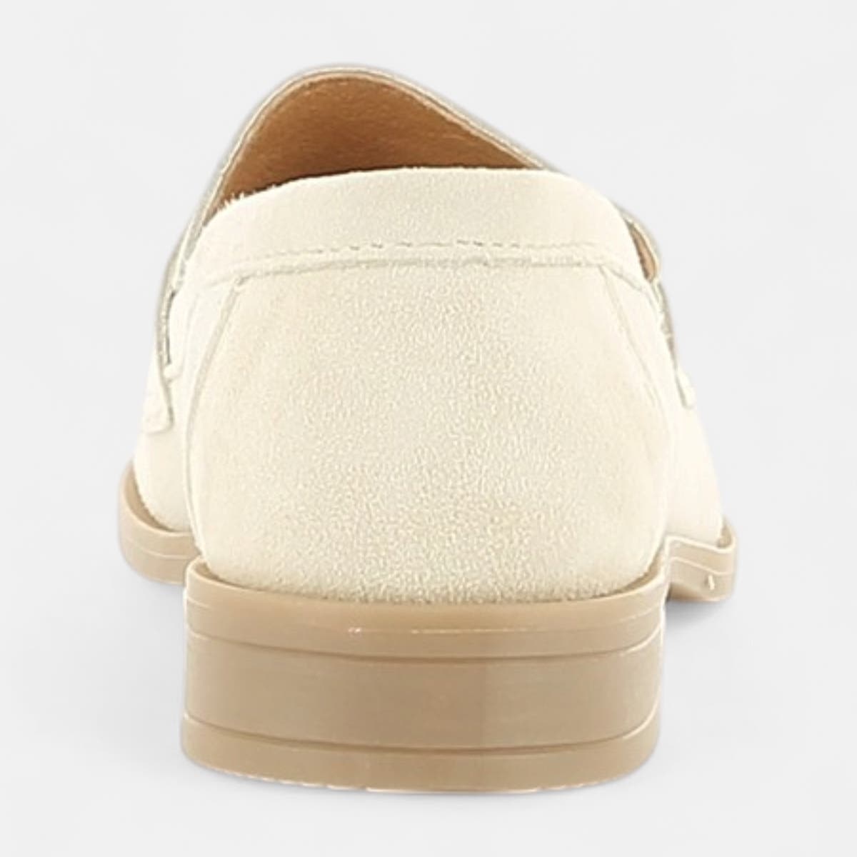 Mocassins Femme en cuir beige