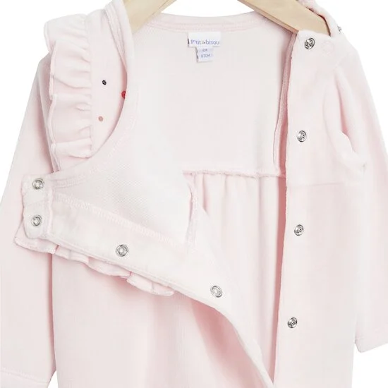 Lovely Capucine Pyjama en velours   Pink Aubepine        18 mois   de               P'tit bisou