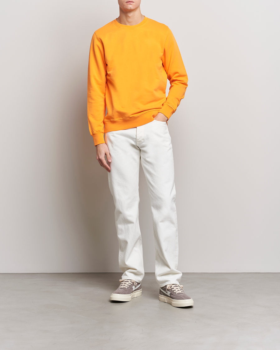 Colorful Standard Classic Organic Crew Neck Sweat Sunny Orange