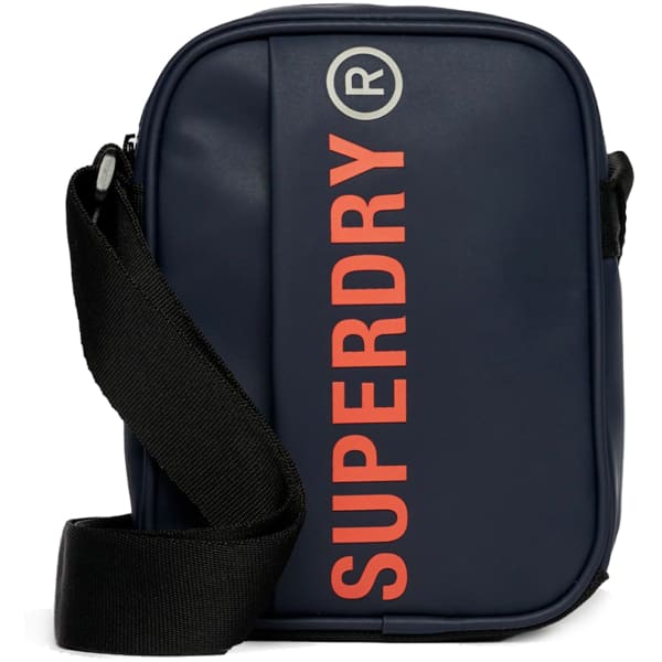 SFS592_Sacs banane SUPERDRY TARP CROSS BODY BAG BLUE MARINE ECLIPSE