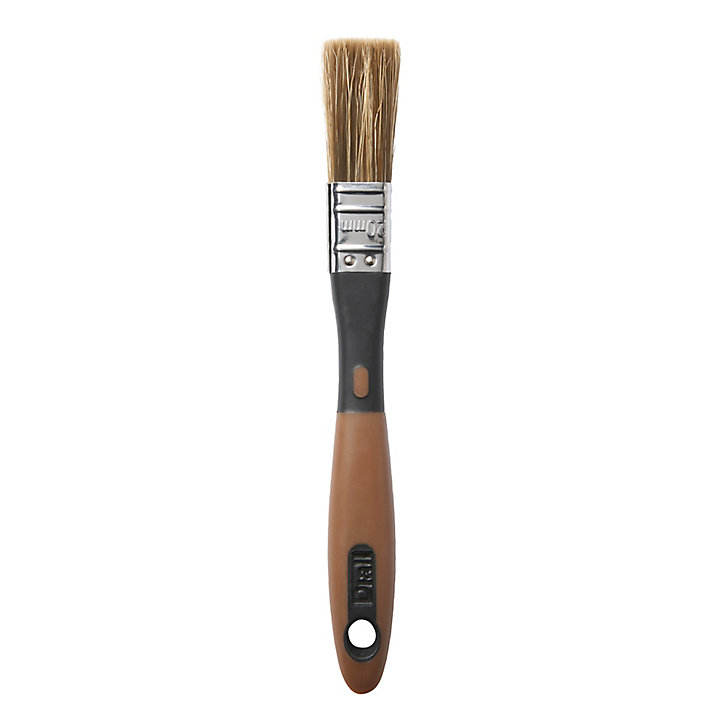Pinceau plat pour lasure et traitement du bois Diall 20 mm