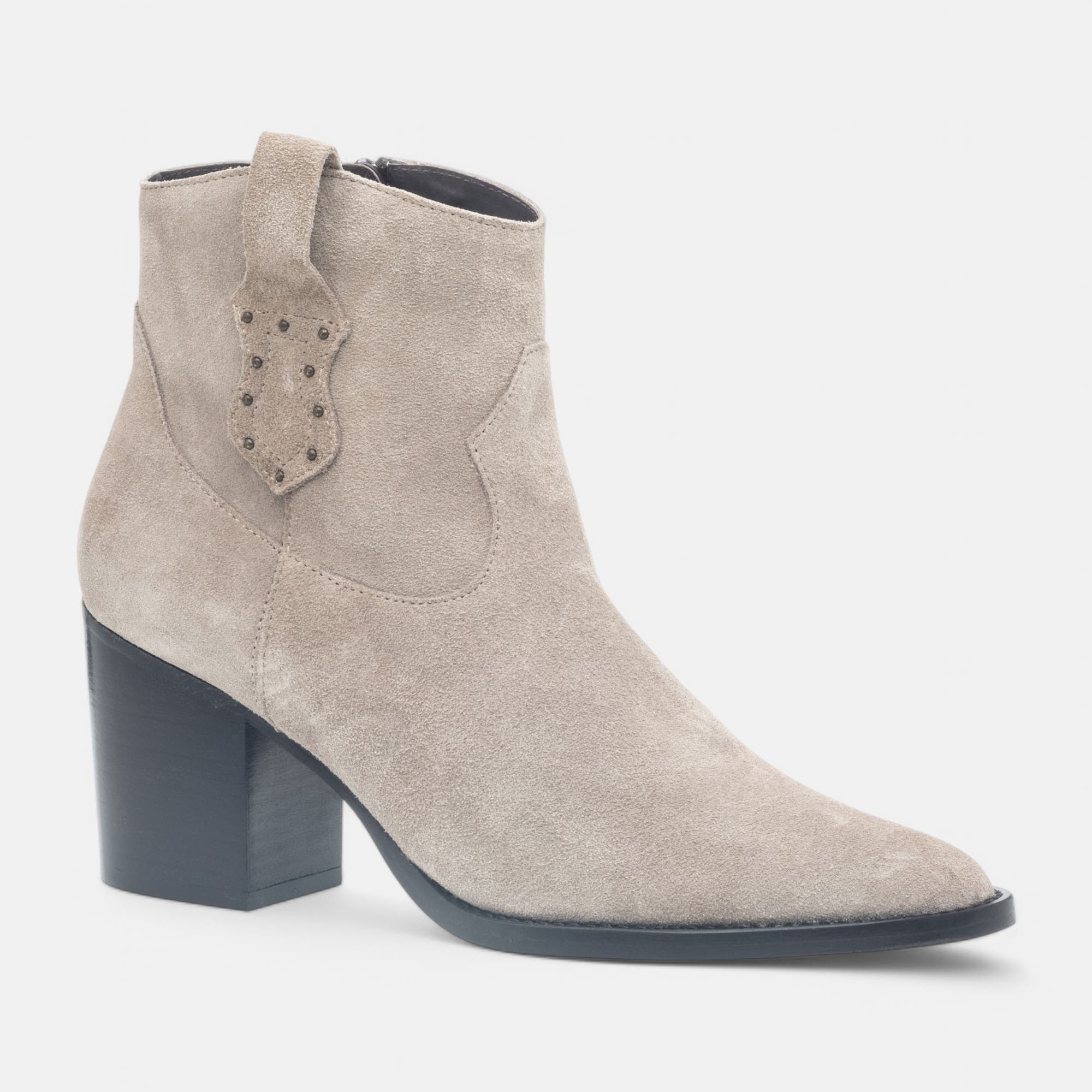 Santiags Femme en cuir beige