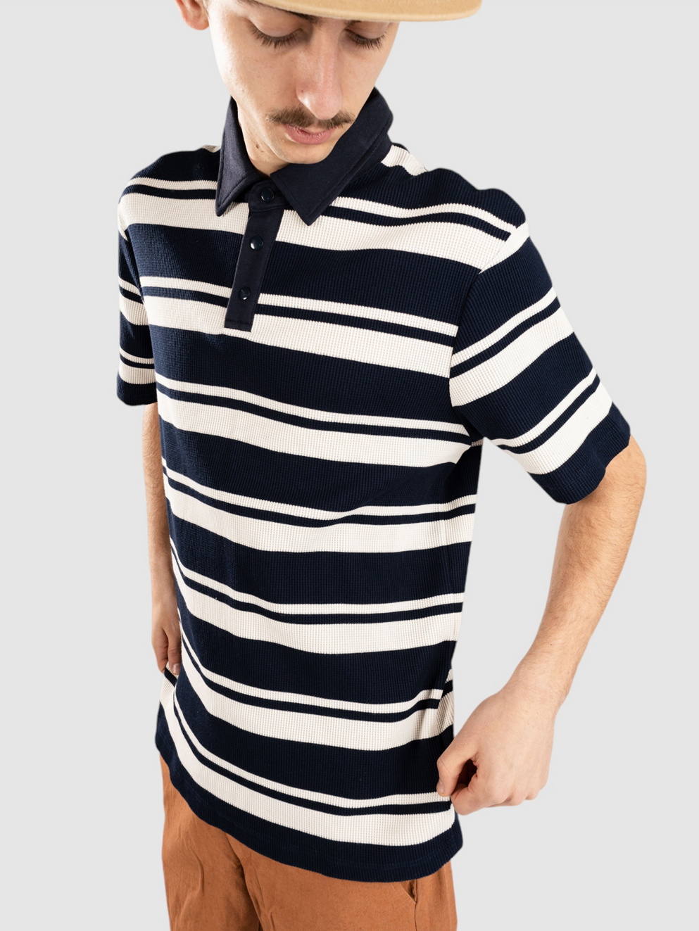 Anerkjendt Akkikki Waffle Yd Polo sky captain