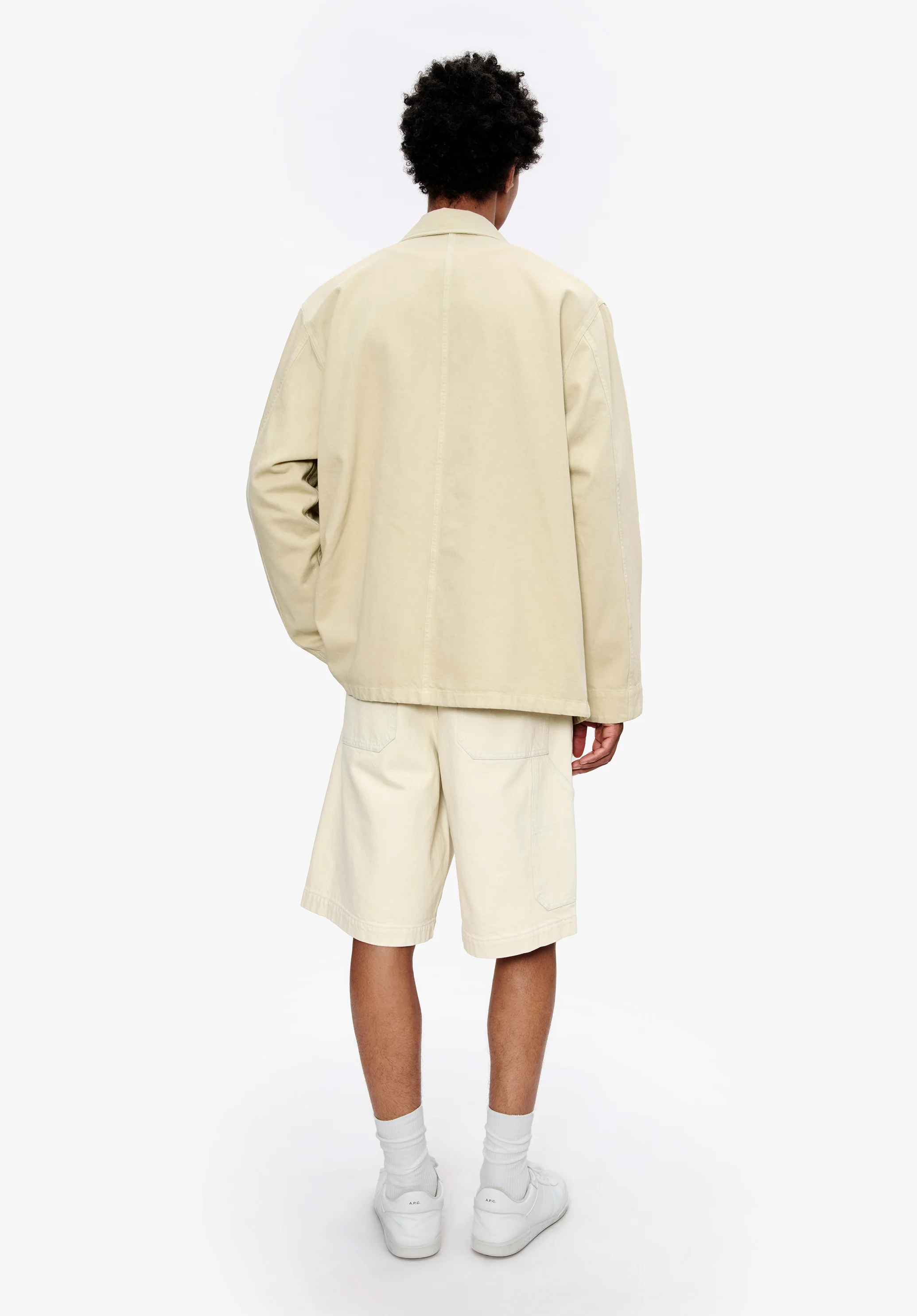 veste chemise - Sable