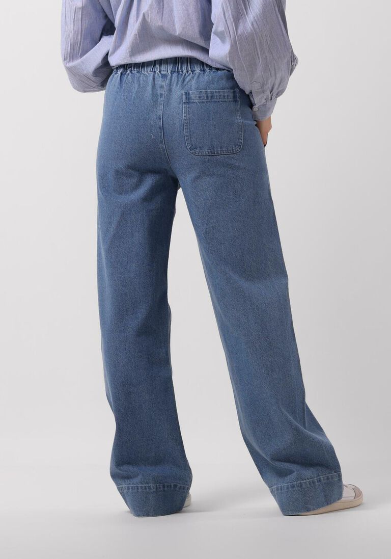 BY-BAR blauwe by-bar wijde broek mees denim pants