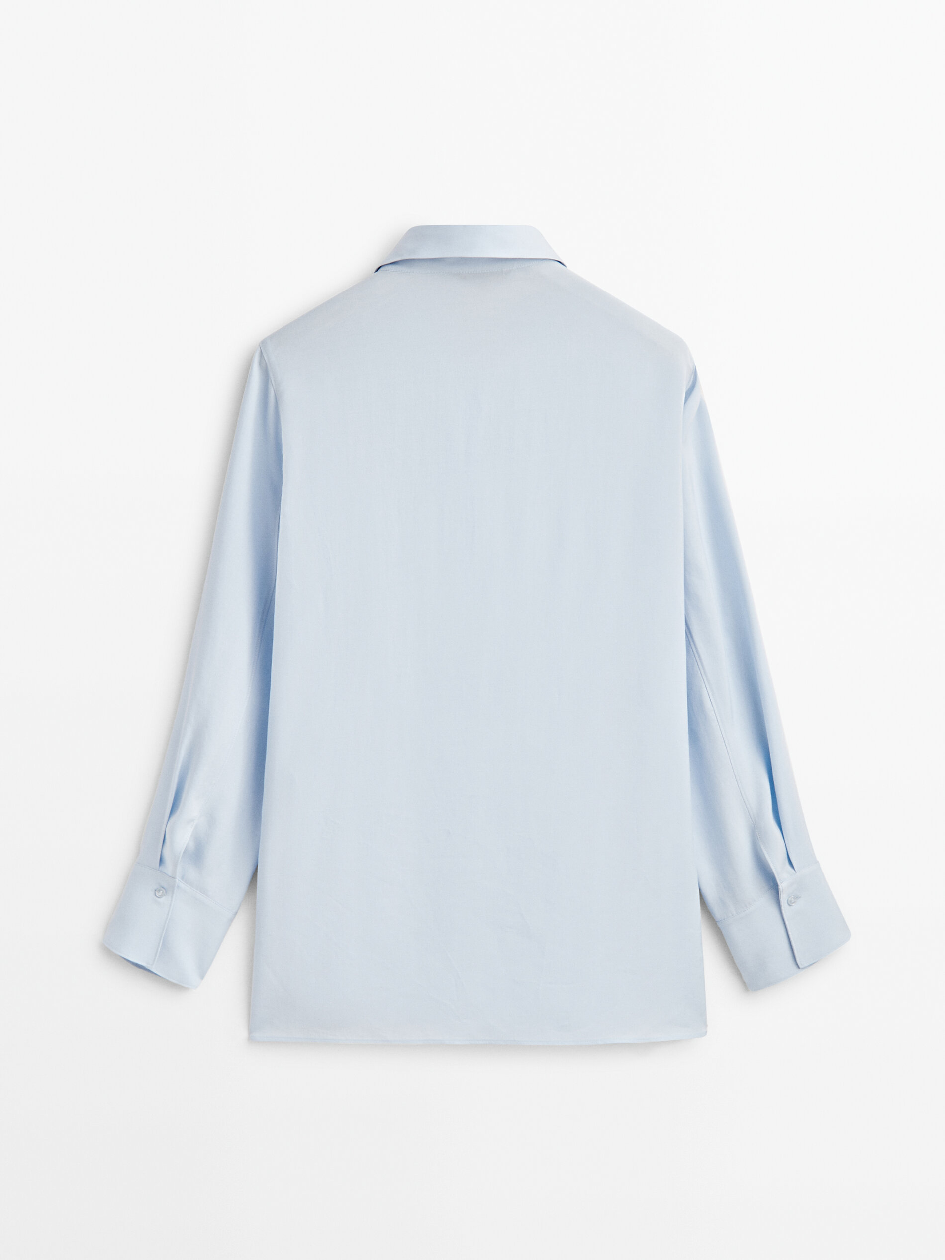 Camisa fluida - CELESTE