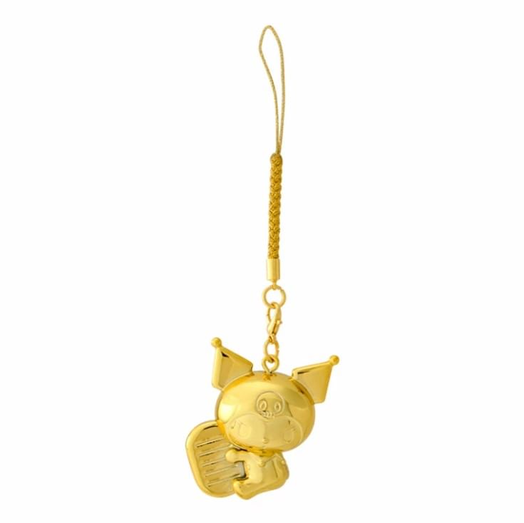 Sanrio - Kuromi Gouden Sleutelhanger