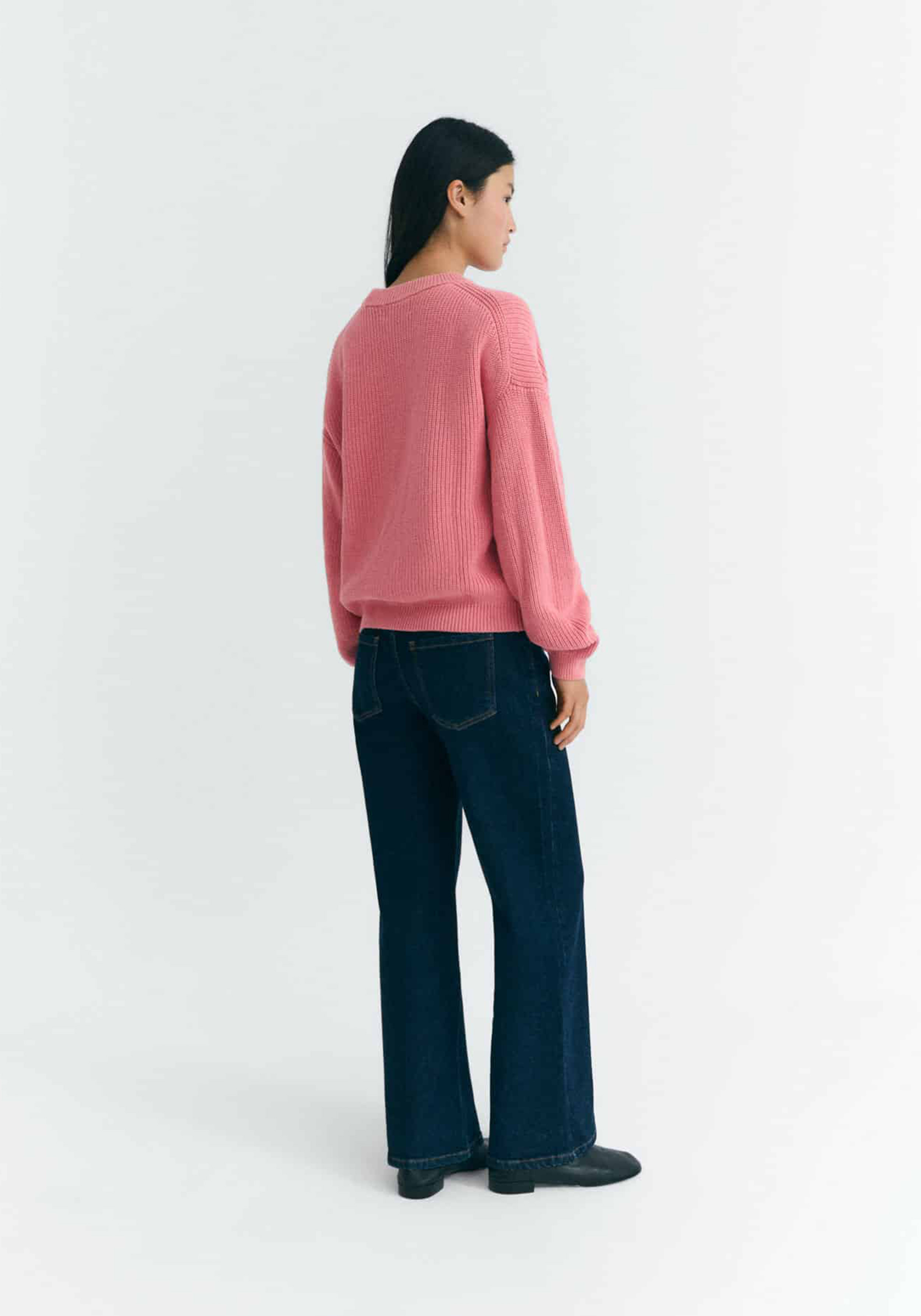 Thinking Mu Strickpullover Carmen Coral Pink