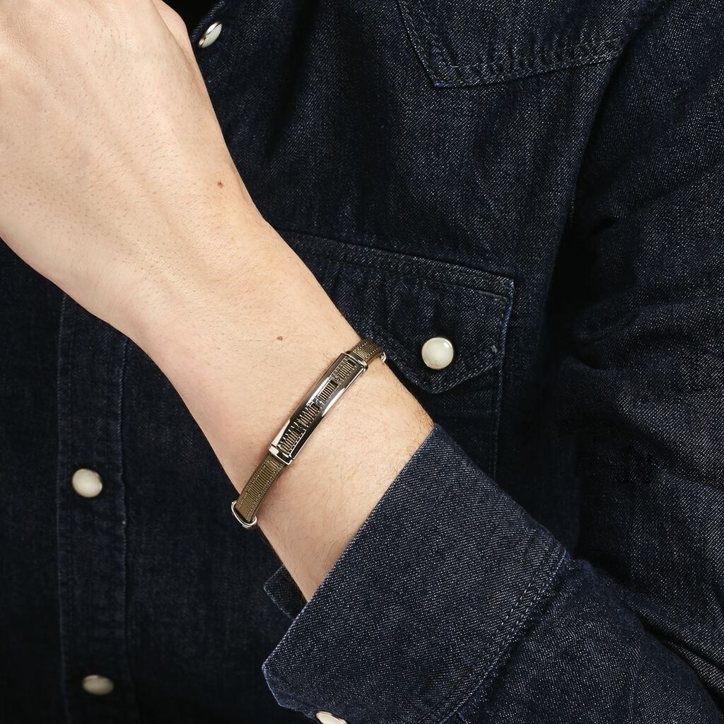 Bracelet Jourdan Kos Acier Blanc