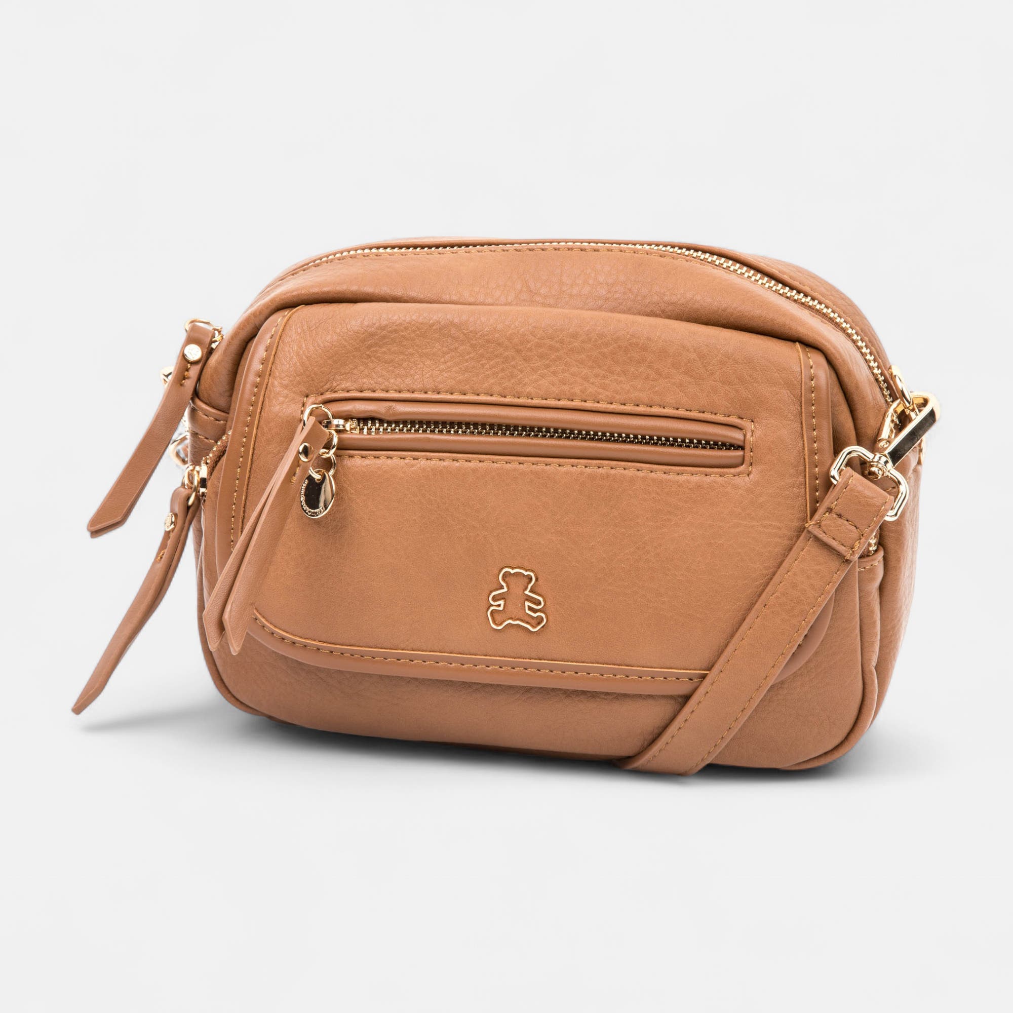 Sac bandoulière cognac
