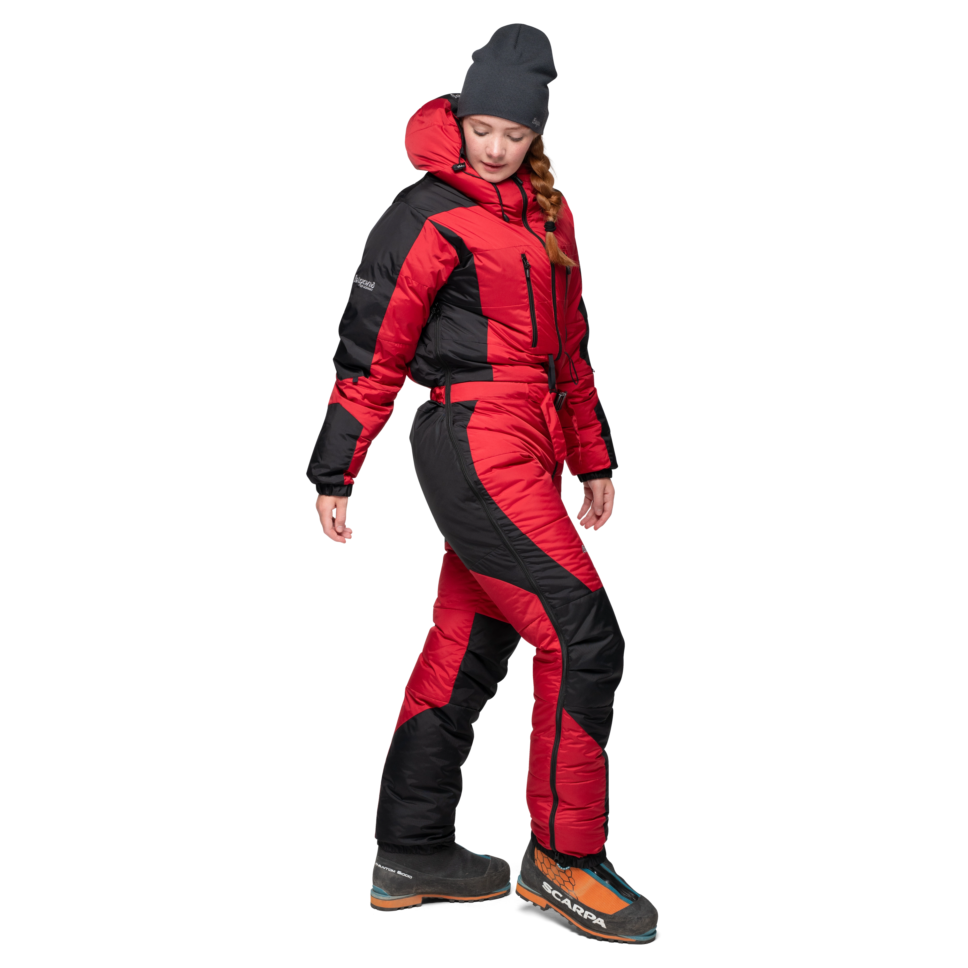 Expedition Down Suit Red / Black