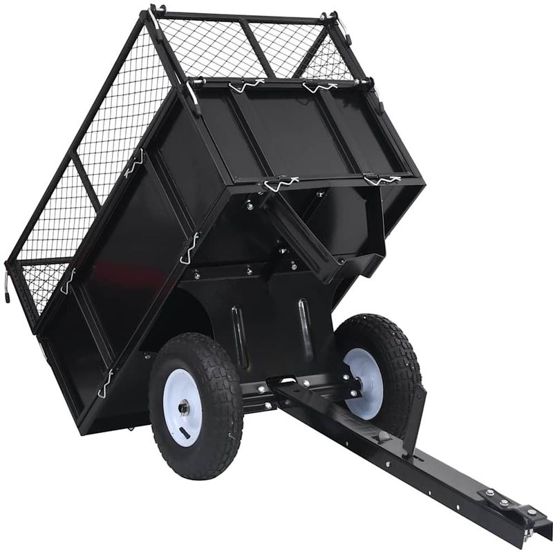 Tuinaanhanger - Zwart - Staal - Draagvermogen 150 kg
