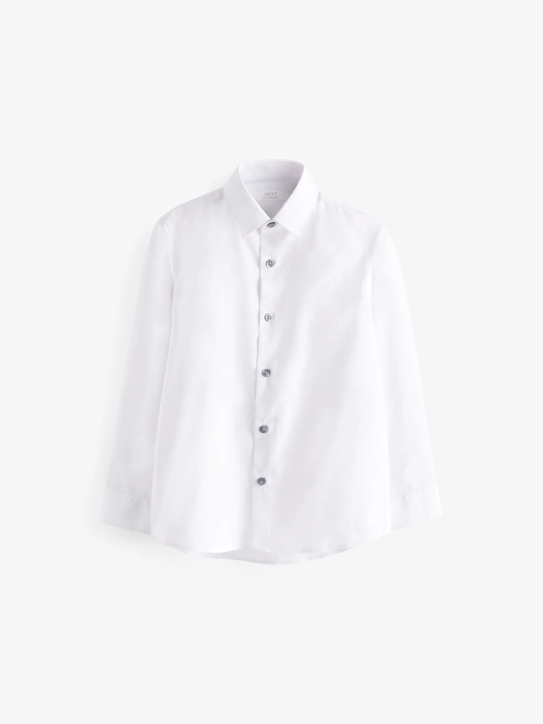 Wit - Shirt met lange mouwen (3-16jr)