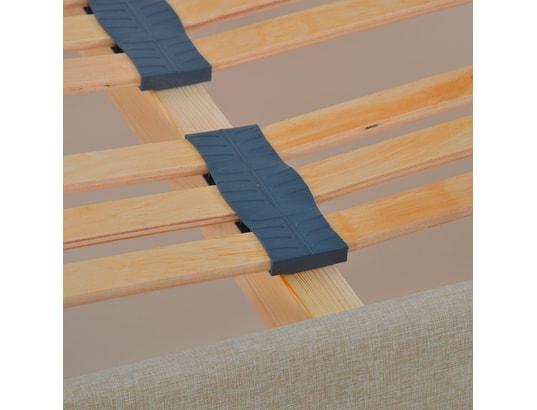 NUIT DE COTON - Sommier 140 x 200 Sommier en kit lino | beige | 140x200 cm