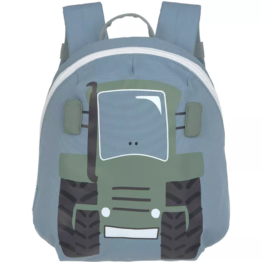 LÄSSIG Kindergartenrucksack Tiny Drivers - Traktor, Oliv