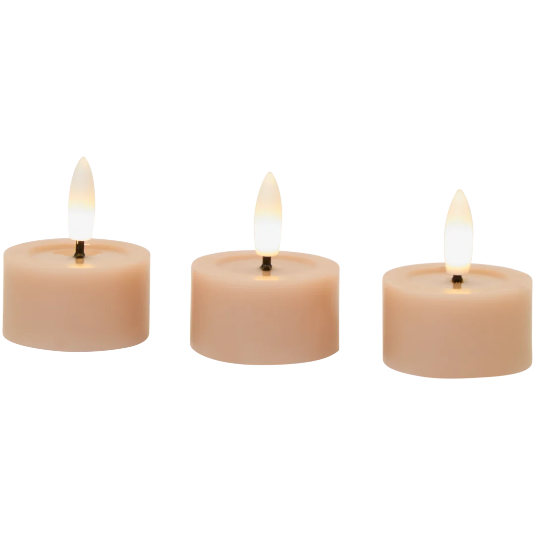 Bougies chauffe-plats LED avec minuterie