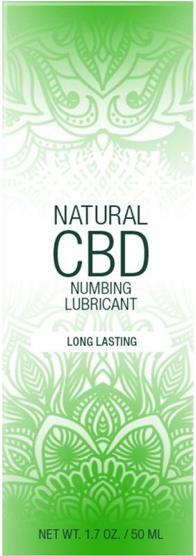 Natural CBD - Numbing Lubricant - 2 fl oz / 50 ml