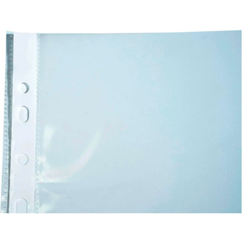 Pochettes perforées Exacompta Premium A4+ polypropylène lisse 24/100e - Boite de 10