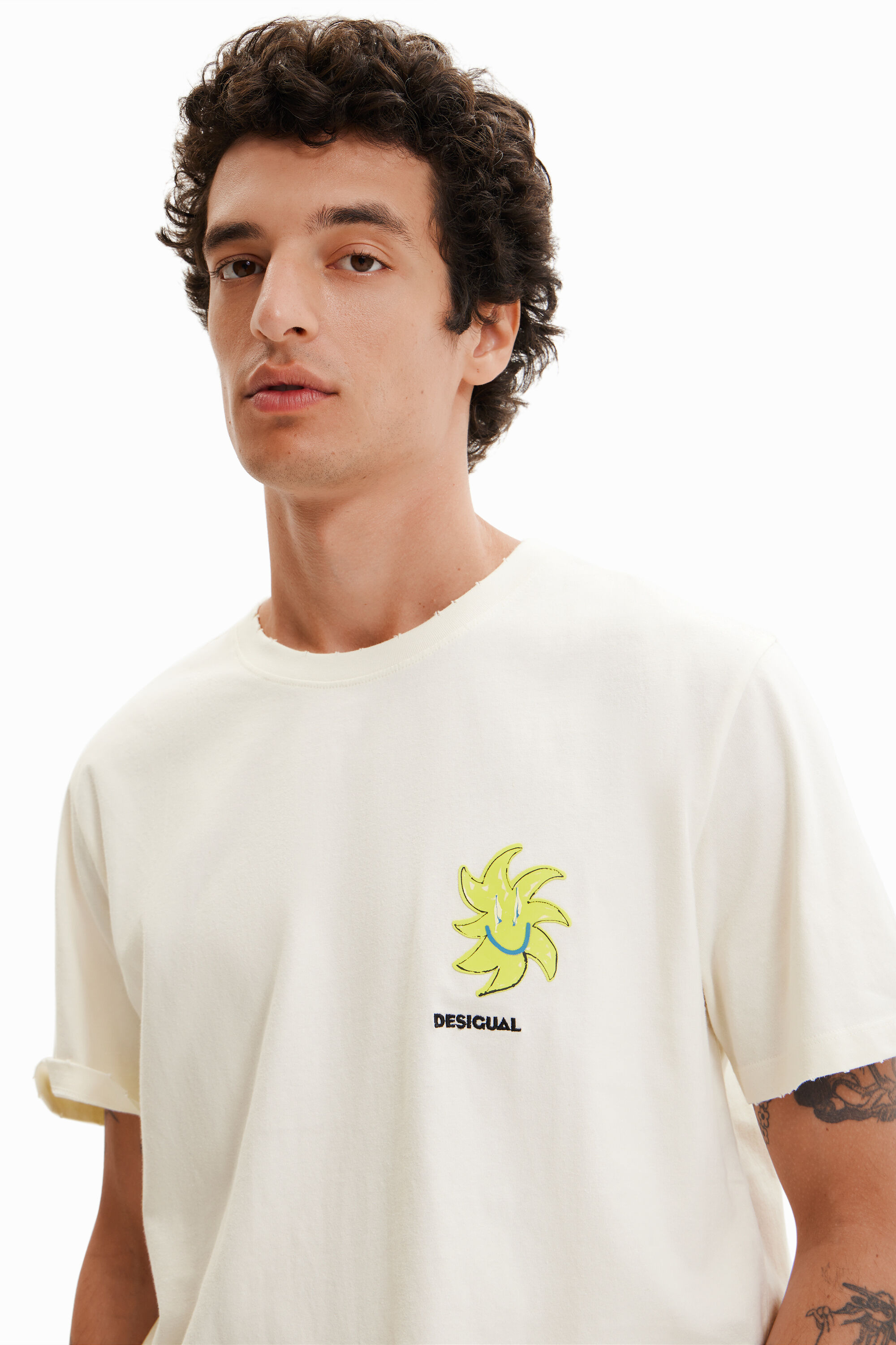T-shirt manches courtes soleil