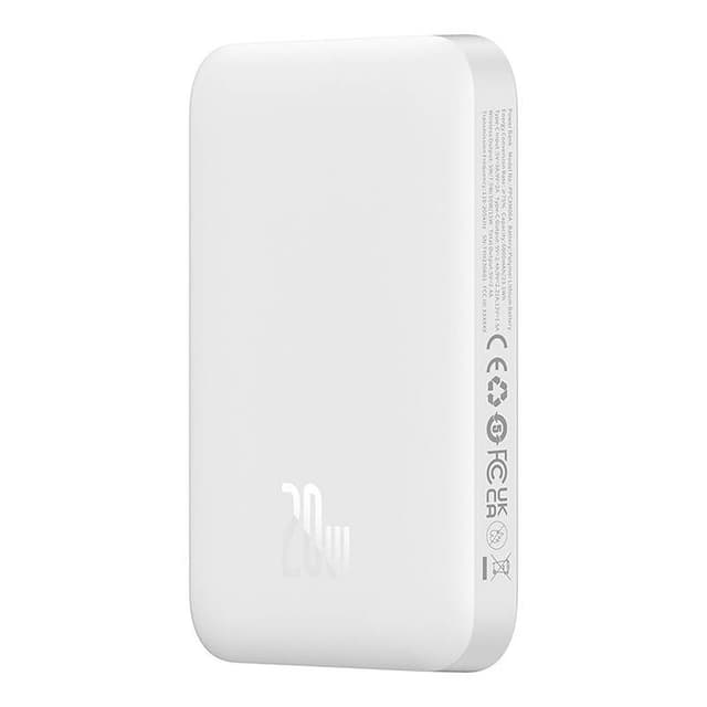 Powerbank Baseus Magnetic Mini 6000mAh 20W MagSafe (hvid)