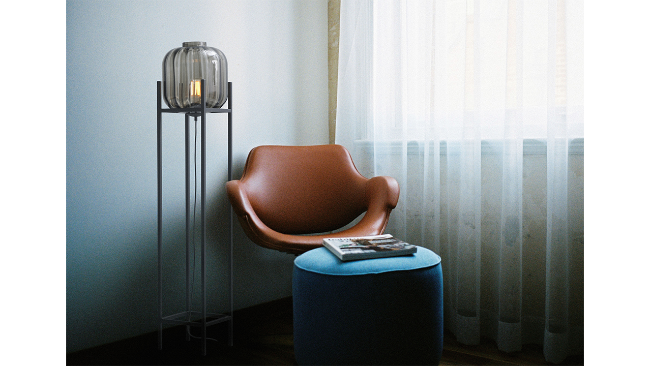 Vloerlamp | 1165-05-05-28 Lett Rib B28 x D28 cm